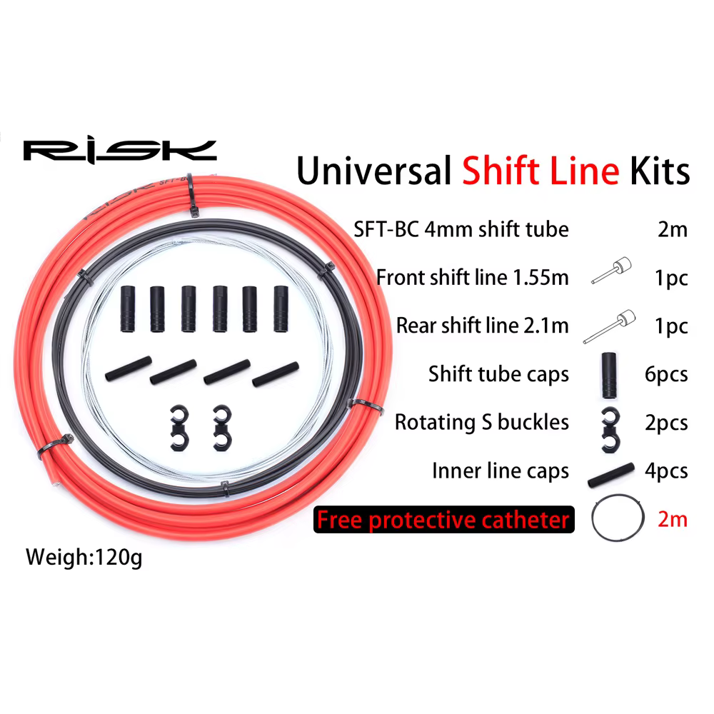 Risk vélo changement de vitesse dérailleur/kits de frein fil Tube ligne tuyau de base frein/câble