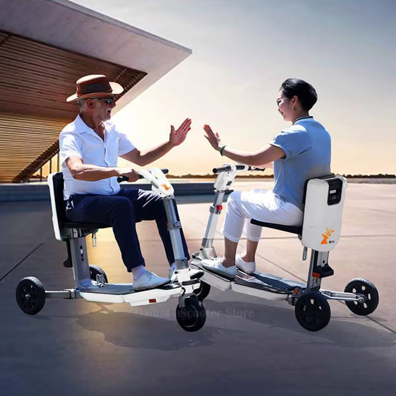 Tricycle électrique pliant