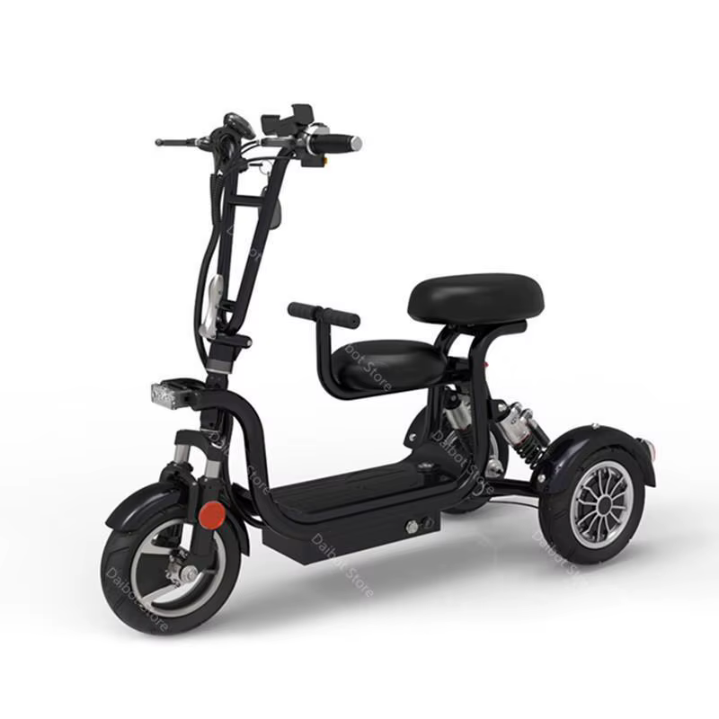 Trottinette électrique à trois roues pour adultes