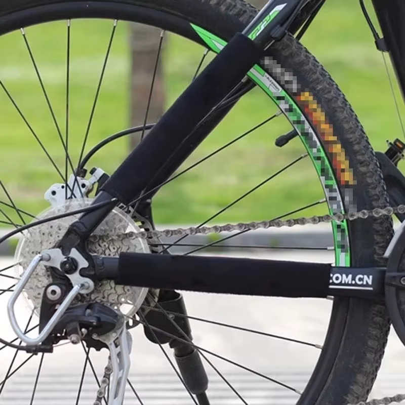 2 pièces protecteur de chaîne de vélo cadre de cyclisme