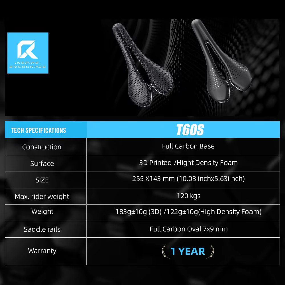 RYET – selle de vélo légère imprimée en 3D