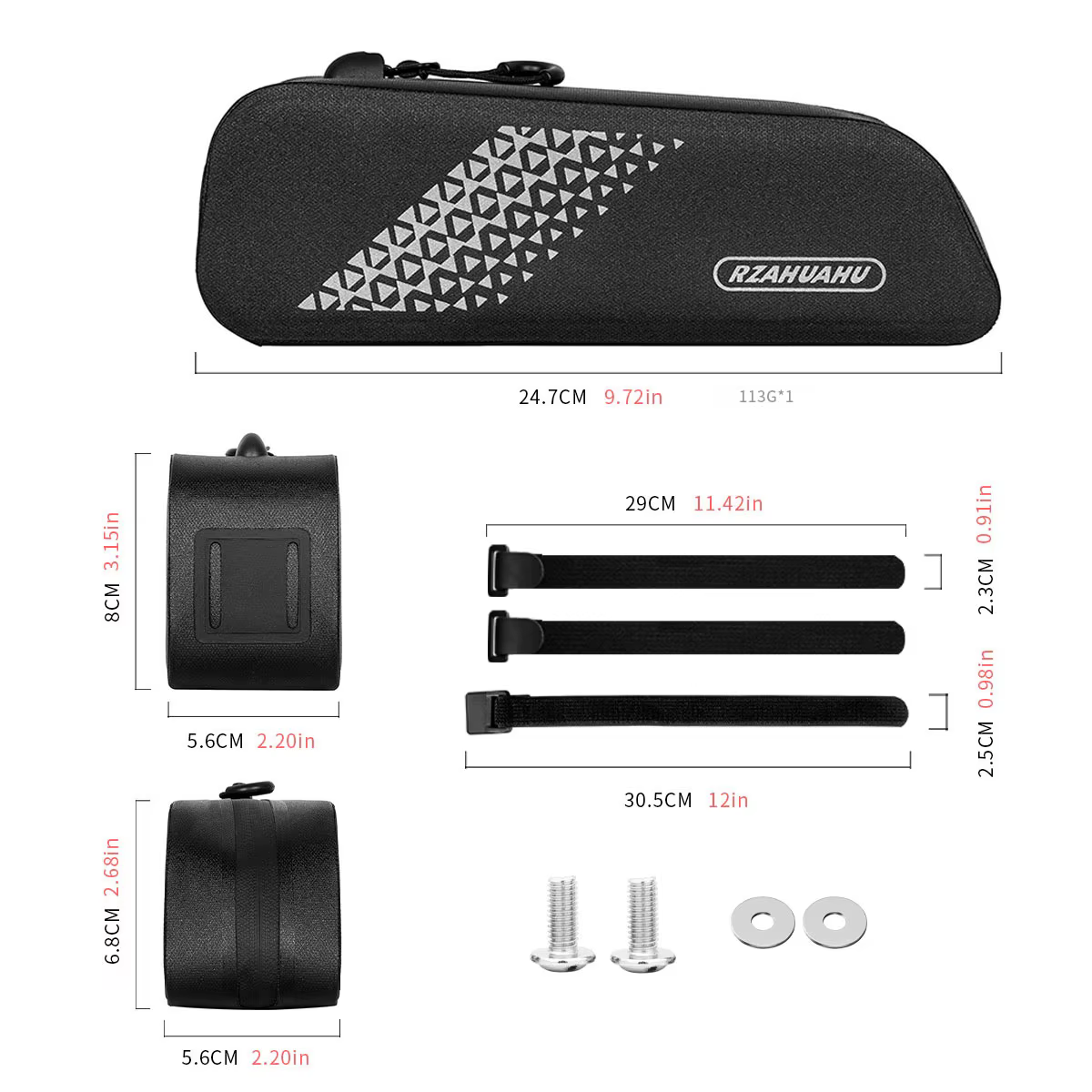 Sac de Tube supérieur de vélo de route