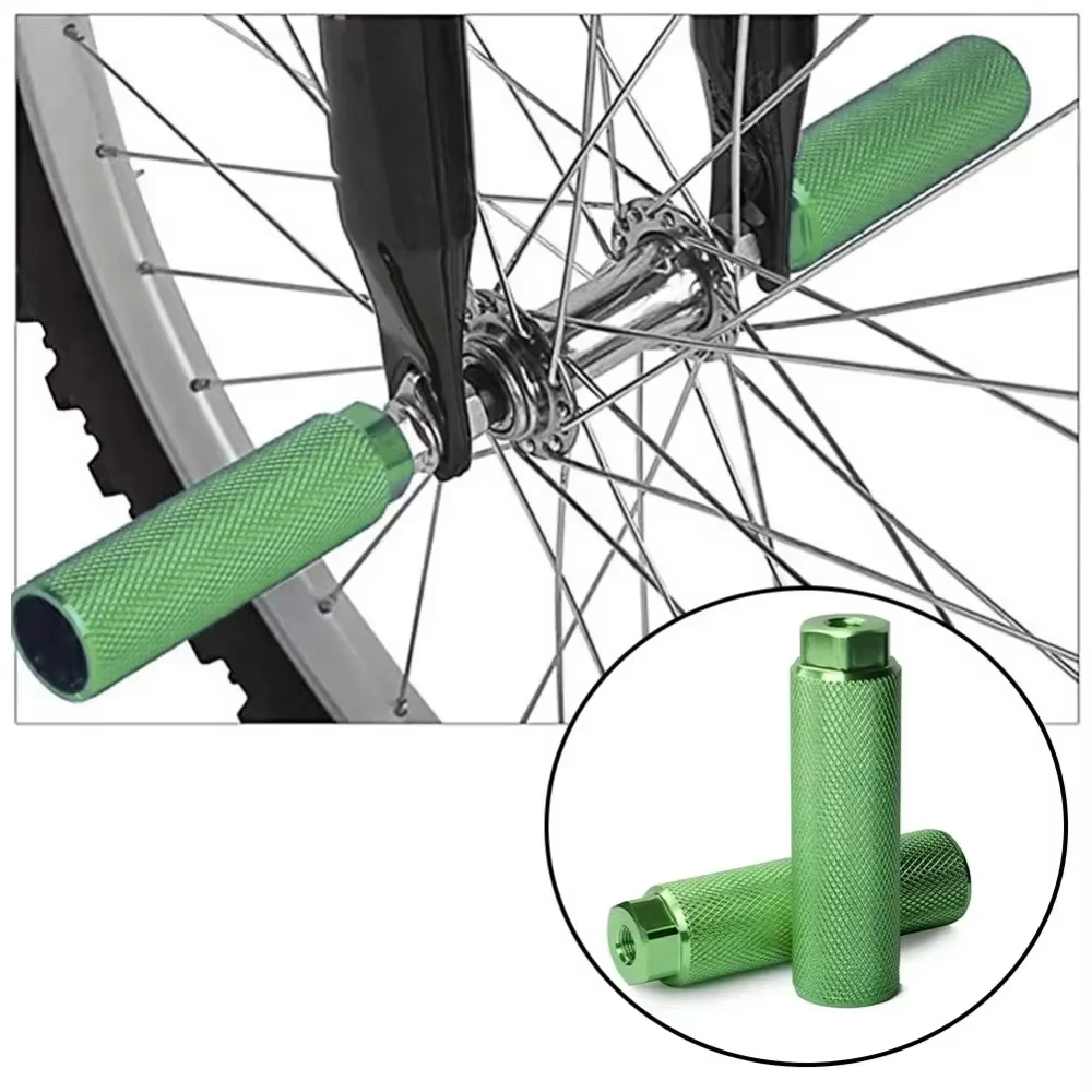 Repose-pieds antidérapants en alliage d'aluminium pour vélo BMX