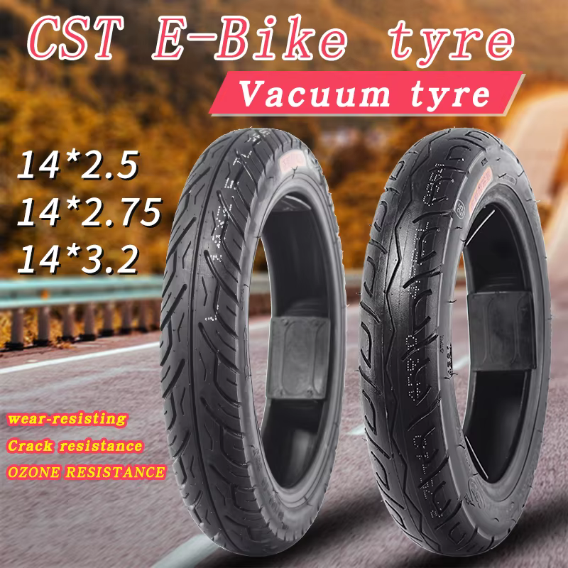 Pneus de vélo électrique CST 14 pouces 14*2.5/3.2 C1728 14*2.75 18*1.75