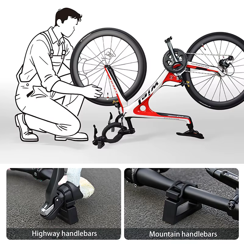 1 paire de supports de stationnement pour guidon de vélo