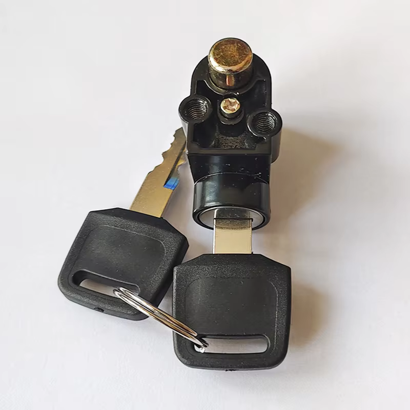Serrure de boîtier de batterie de véhicule électrique, serrure avant de vélo électrique, serrure de grosse tête, serrure antivol de véhicule électrique