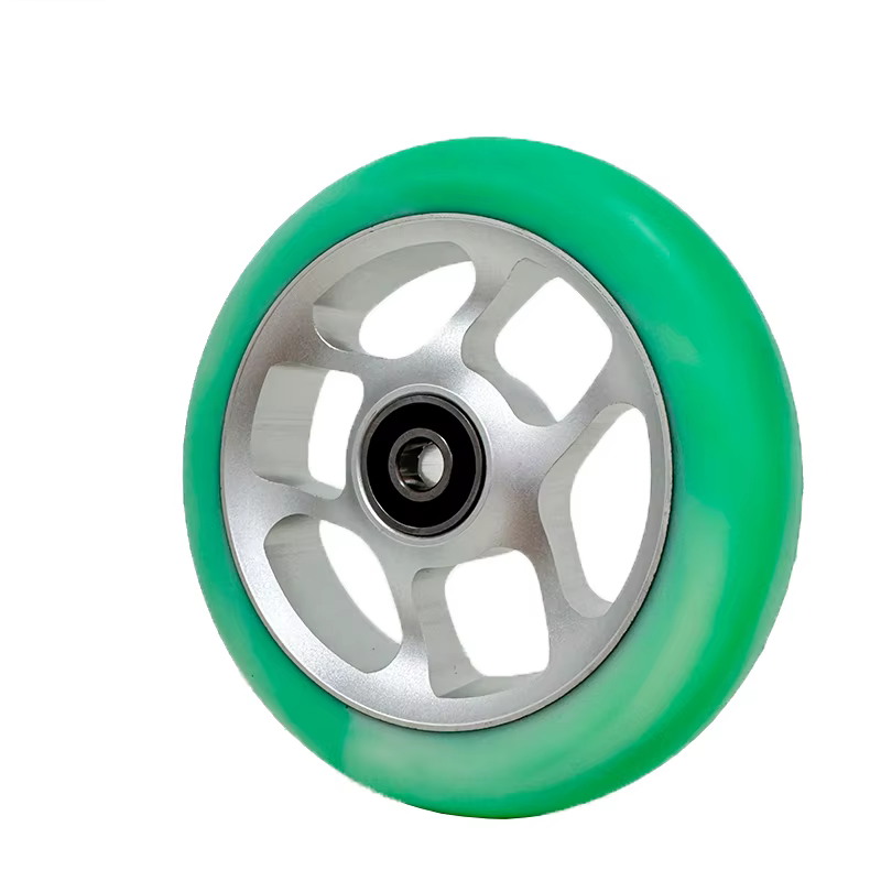 Roues de scooter cascadeur 110 mm 2 pièces | Noyau en aluminium 88A | Freestyle Tricks Résistant à l'usure et absorbant