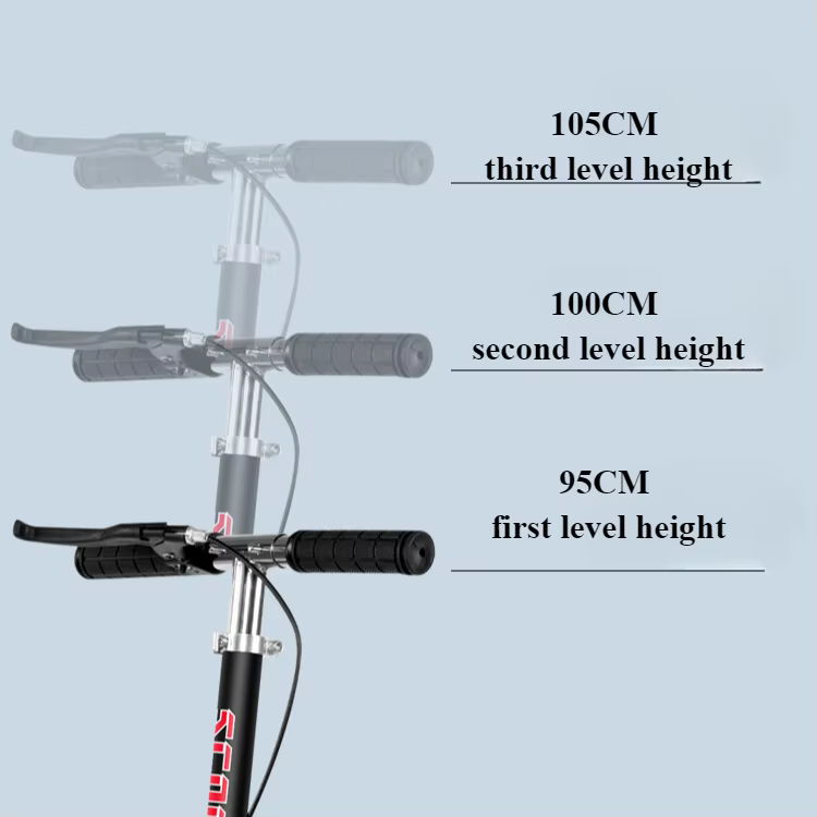 Trottinette Portable Pliable avec Guidon Réglable pour Enfant