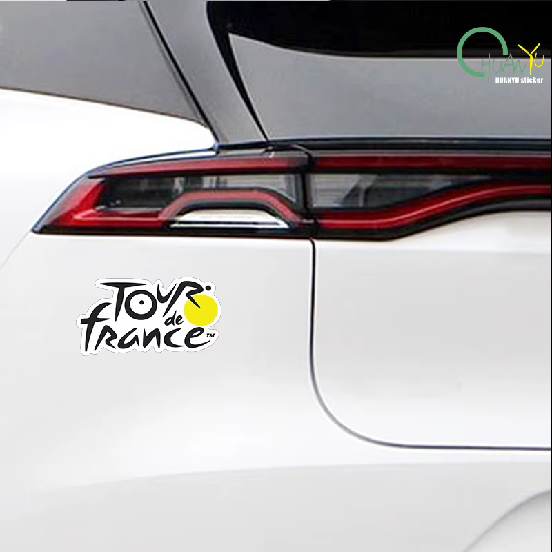 Autocollant en vinyle avec logo du Tour de France