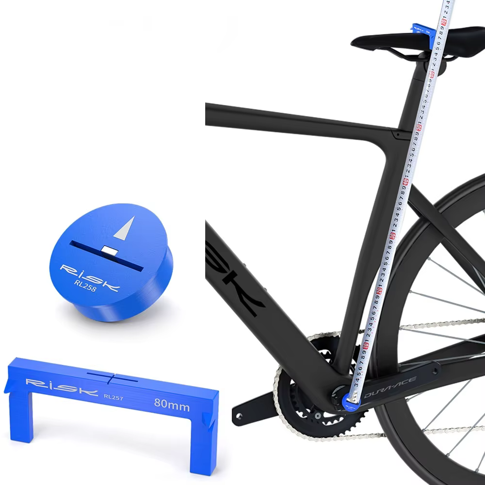 Outil de mesure de la hauteur de selle de vélo