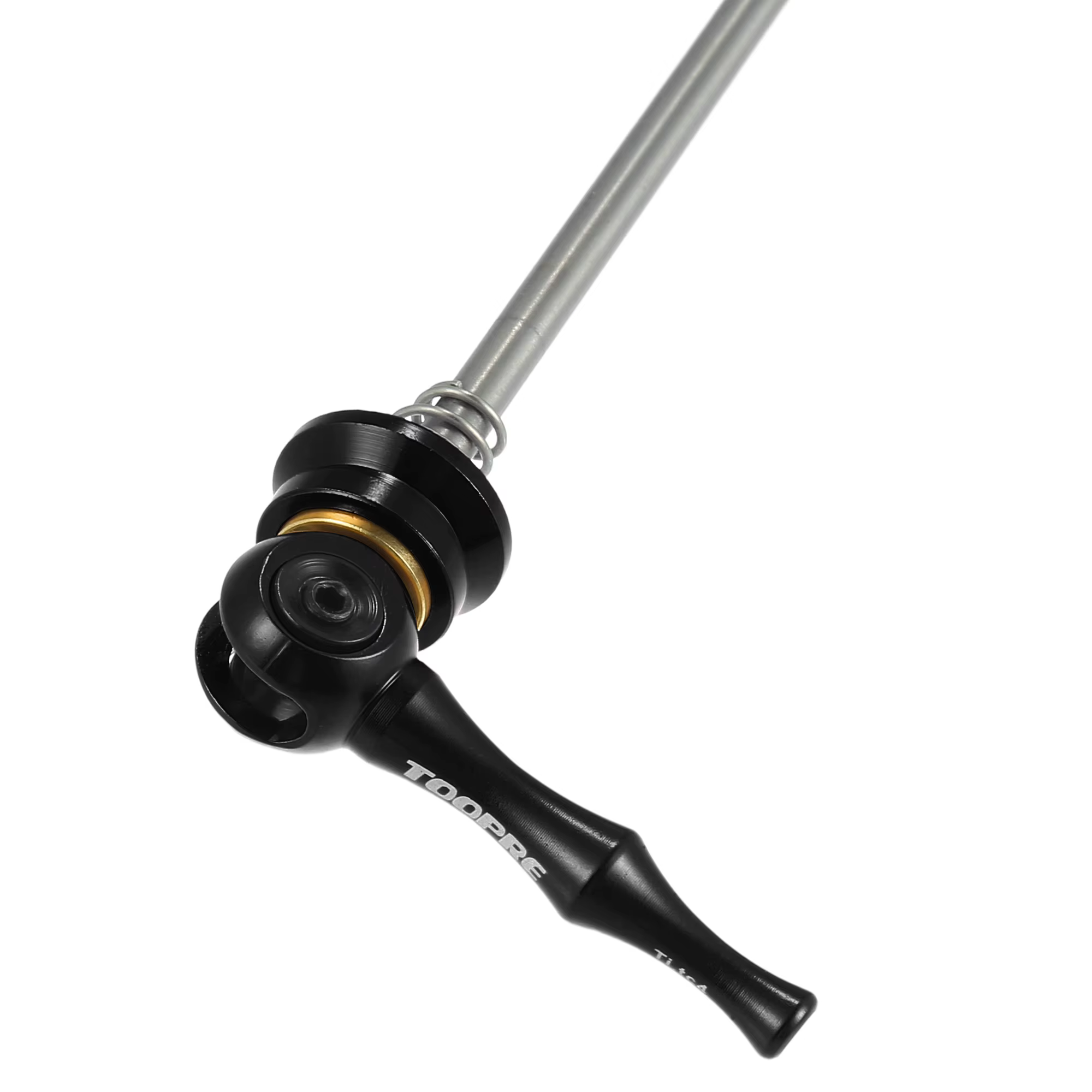 X Autohaux 1 paire de brochettes d'essieux à dégagement rapide avant arrière pour vélo de route 140mm 180mm noir