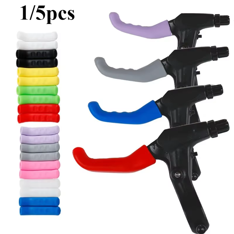 Leviers de frein en silicone pour vélo, 1 paire, accessoires de protection
