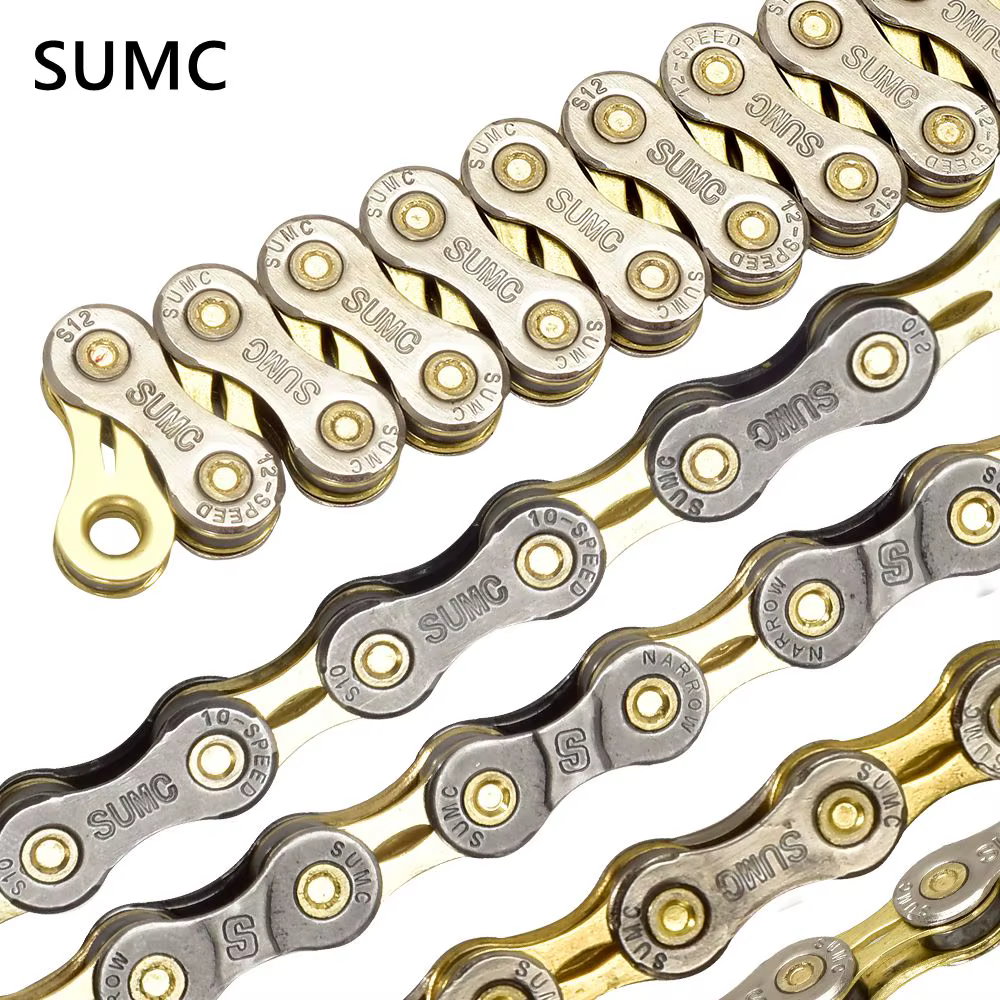 SUMC chaînes de vélo 8 9 10 11 12 vitesses 116 maillons