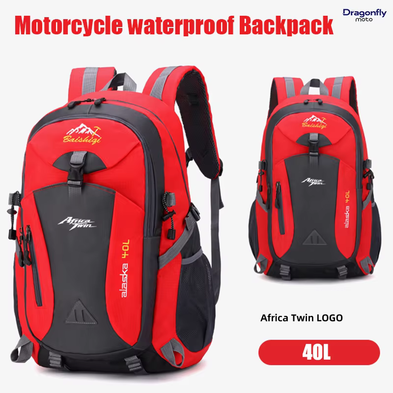Sac à dos de moto imperméable avec logo Africa Twin pour Honda CRF1100L CRF 1100 L, sac de voyage léger pour randonnée, pêche, sac de voyage