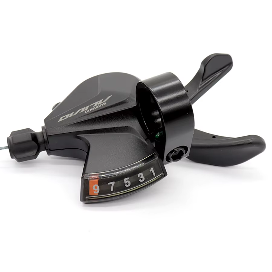 SHIMANO Alivio 9 vitesses SL M3100 droit Rapidfire Plus levier de changement de vitesse bande de serrage 9v vtt vélo