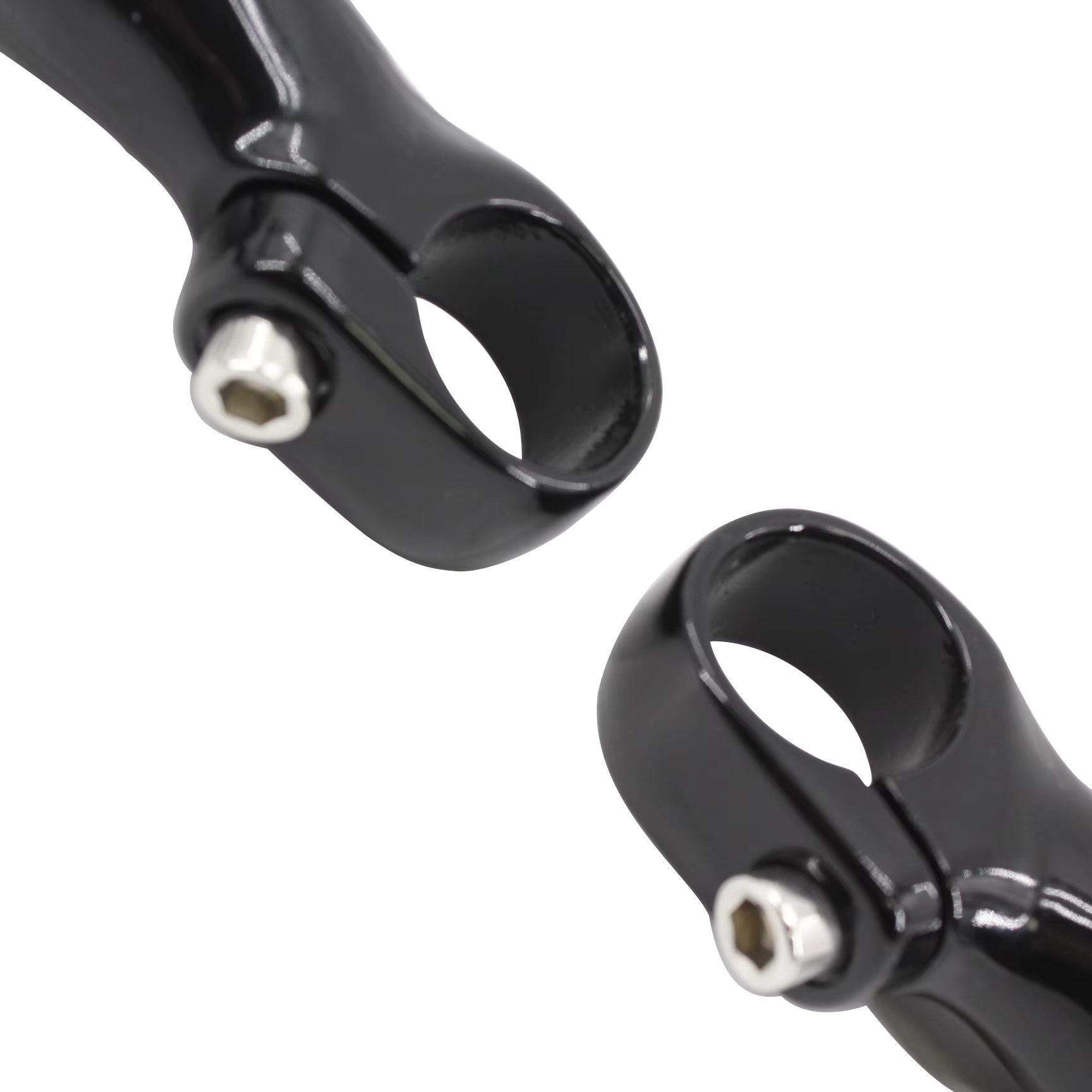 Nouveau Design ergonomique VTT 3K extrémités de barre en Fiber de carbone petit guidon auxiliaire