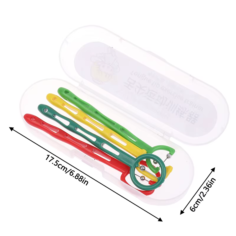 4 pièces/boîte – Exercice de pointe de langue pour adultes et enfants – Thérapie orthophonique, autisme, rééducation sensorielle – Entraîneur musculaire oral de la langue – Outils de communication