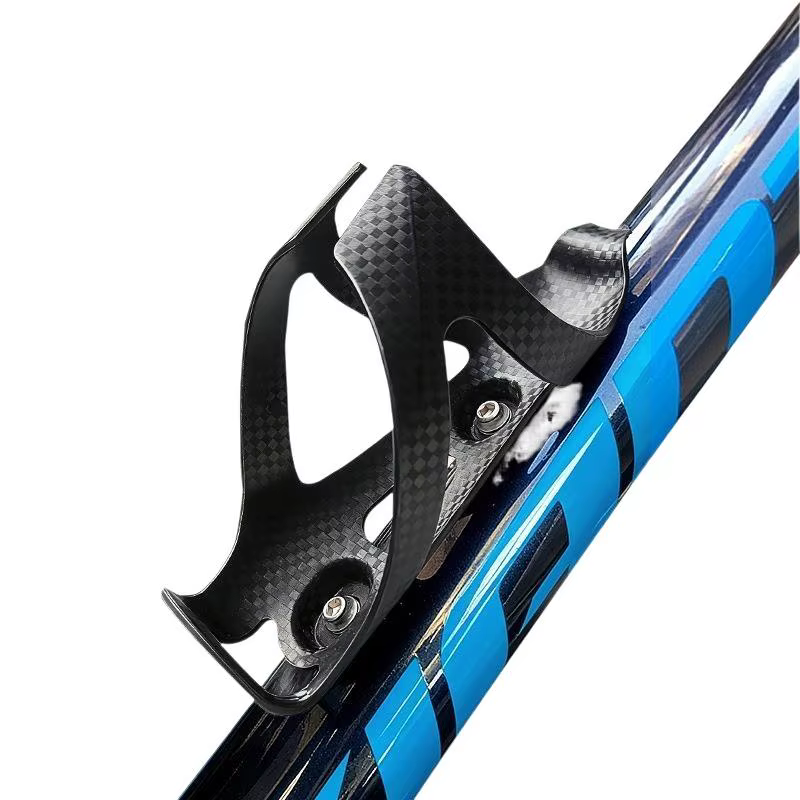 Porte-bouteille d'eau en plastique et fibre de carbone pour vélo de route et VTT