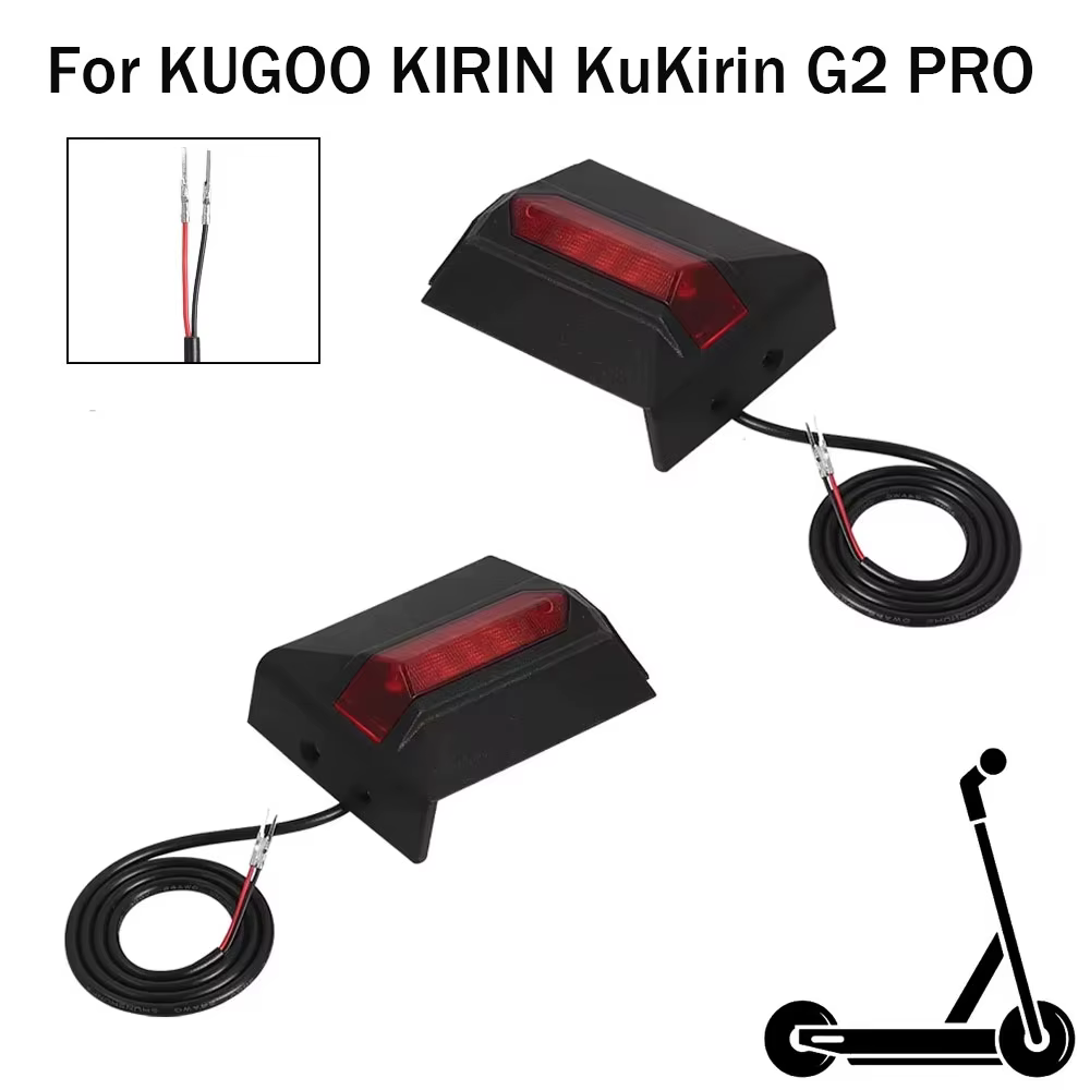 Feu arrière latéral pour Scooter électrique KUGOO KIRIN KuKirin G2 PRO, feu latéral gauche ou droit avec couvercle