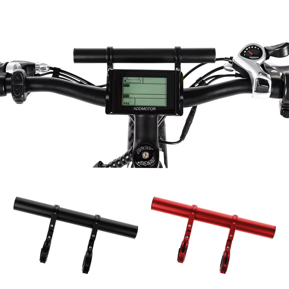 Support d'extension de guidon de vélo pour phare et GPS