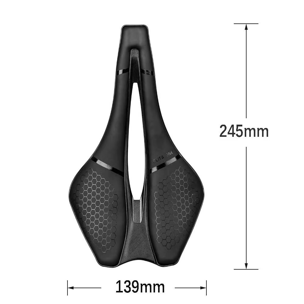 Eliteone carbone Rails selle 143mm ultraléger 130g respirant confortable coussin de siège vélo course