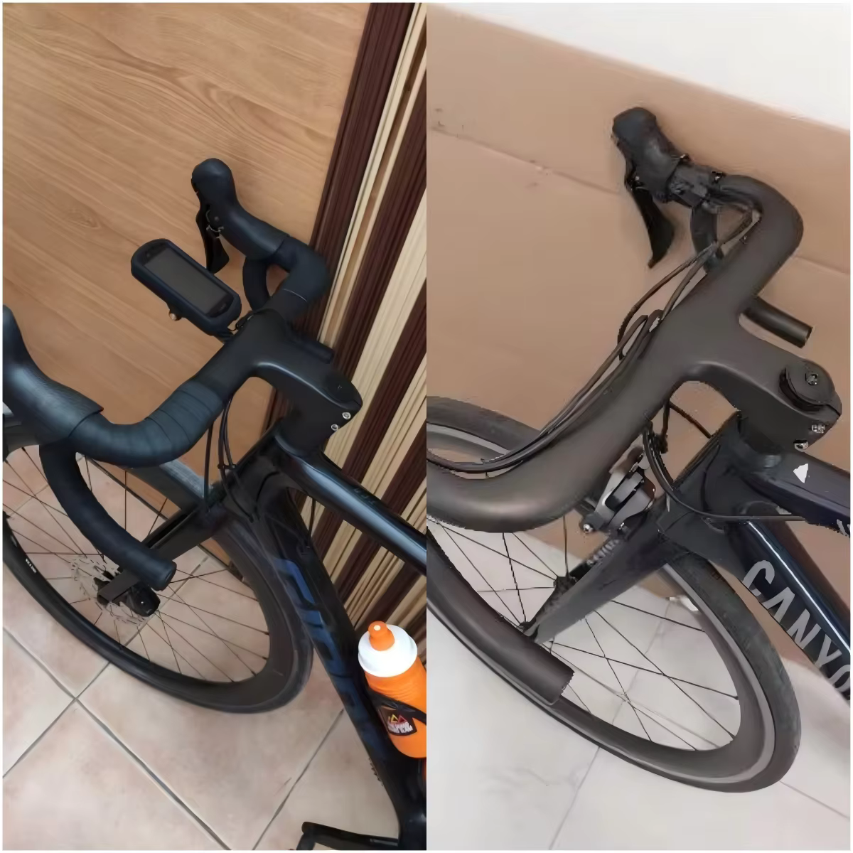 Pas d'étiquette intégré guidon vélo route soutien OD2 28.6/31.8mm cintre