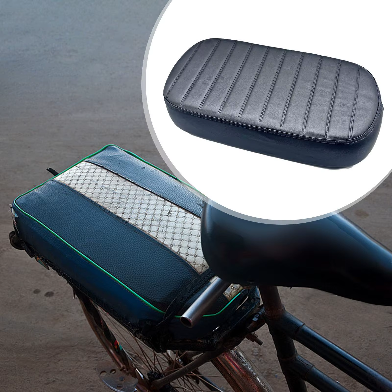 Siège arrière de vélo, selle de vélo résistante à l'usure