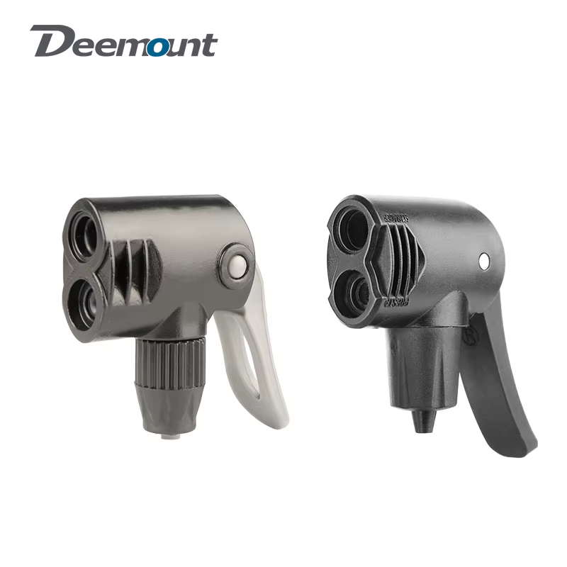 Pompe à main en plastique Schrader/Presta pour vélo de route et VTT