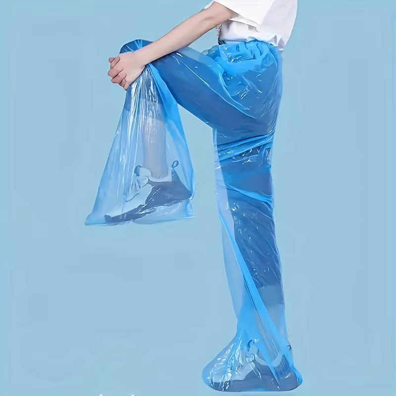 5/10 pièces imperméable jetable pantalon Portable résistant aux éclaboussures fendu