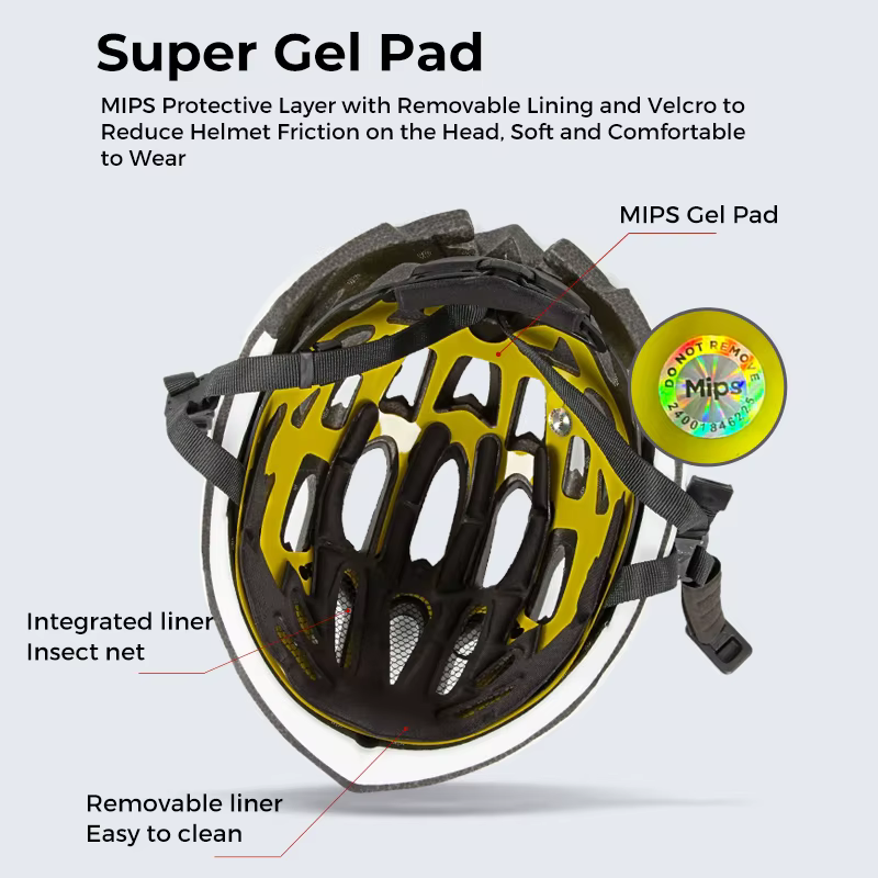 Casque de vélo MOON avec système de sécurité Mips pour hommes et femmes