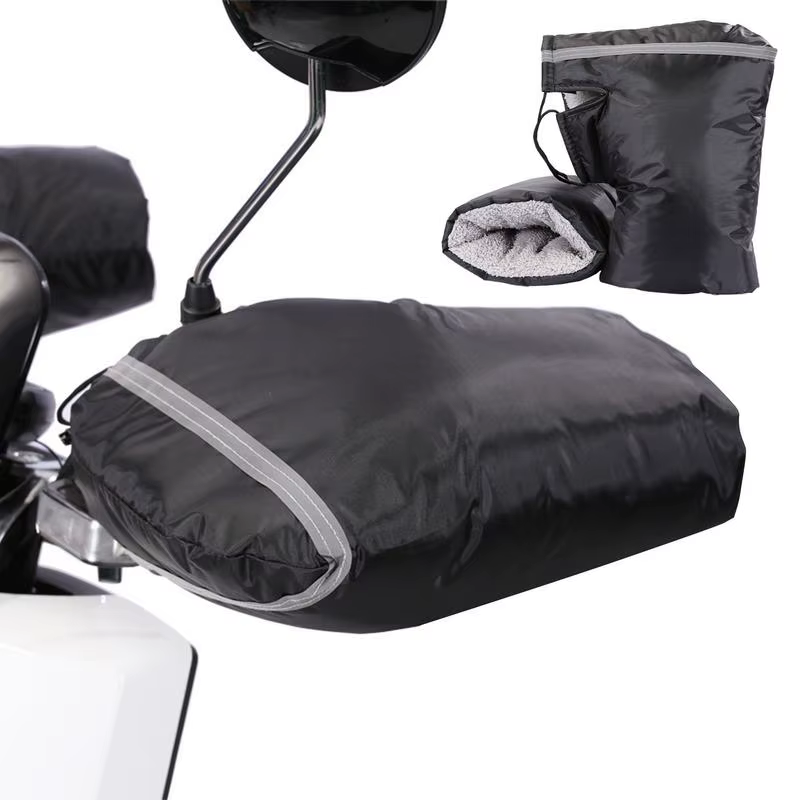 Gants de guidon de moto coupe-vent chauds