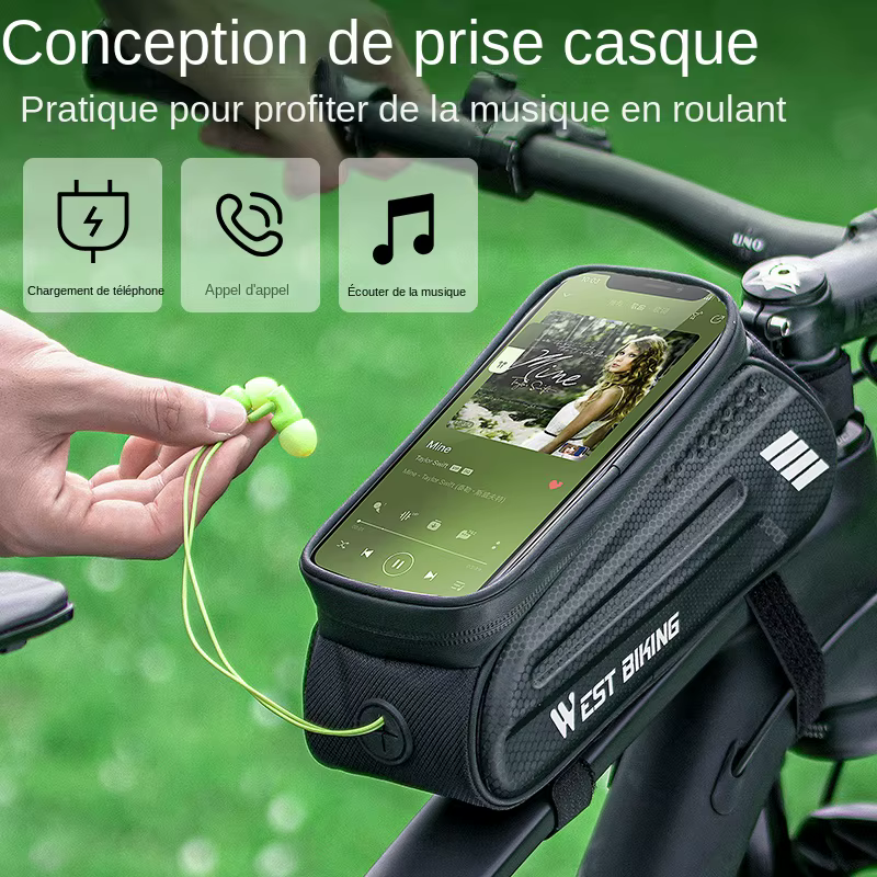 WEST BIKING – sac étanche pour téléphone portable 7.0 pouces