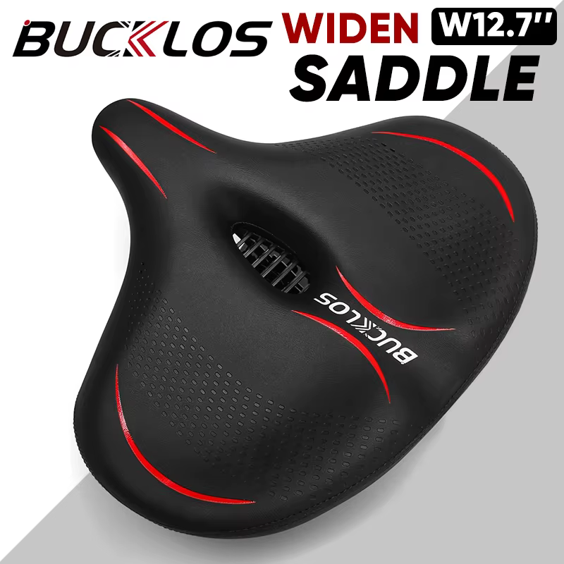 BUCKLOS siège de selle de vélo surdimensionné ergonomique confortable