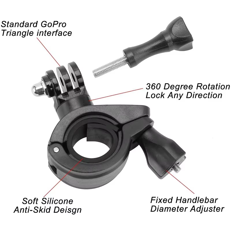 Support de guidon de vélo et de moto pour GoPro