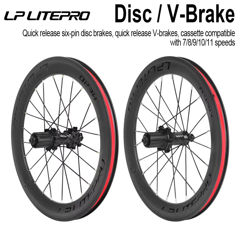 LP LITEPRO AERO – jeux de roues de vélo pliantes
