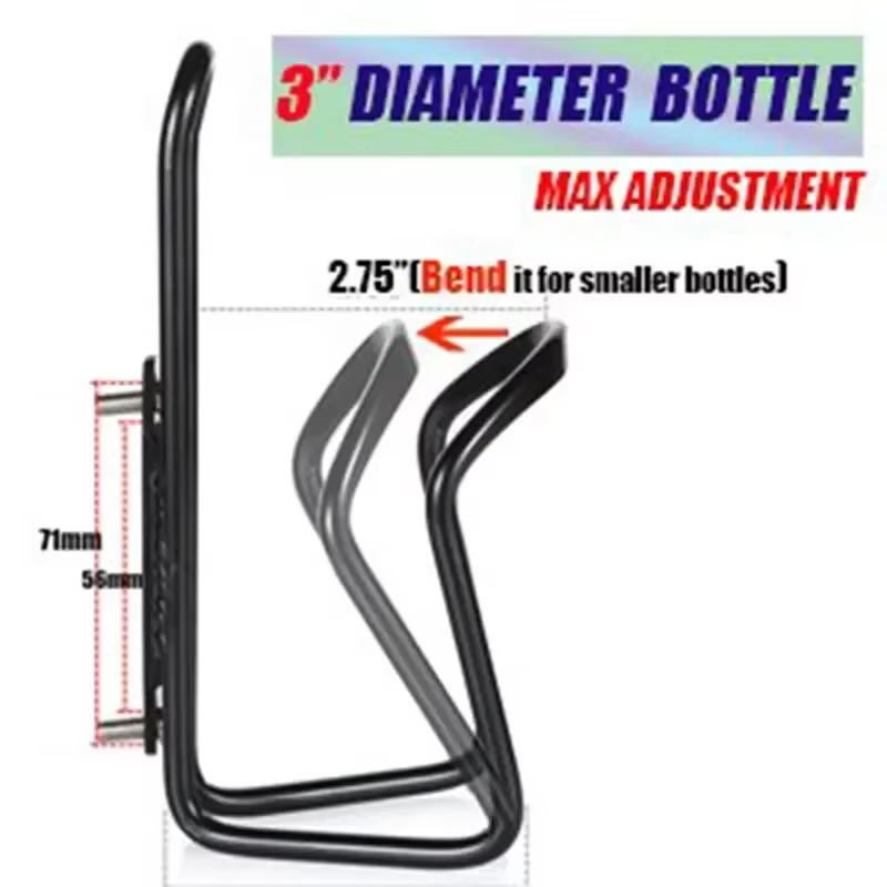 Porte-bouteille d'eau de vélo en alliage d'aluminium