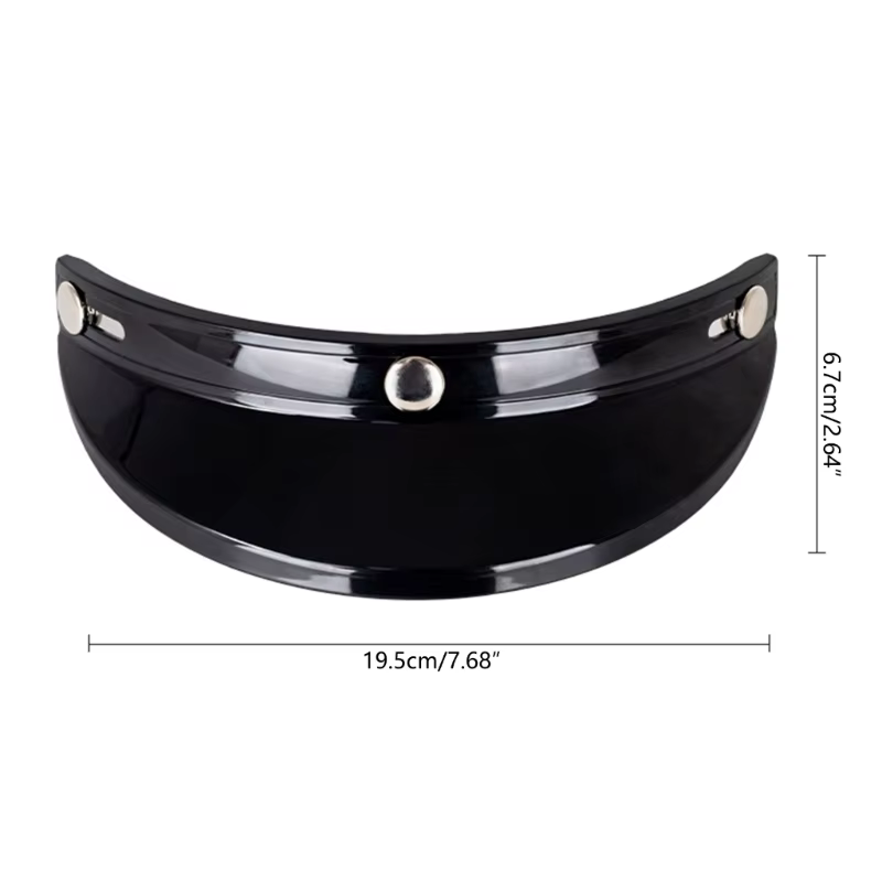 Hurbike-Pare-vent rabattable pour casque