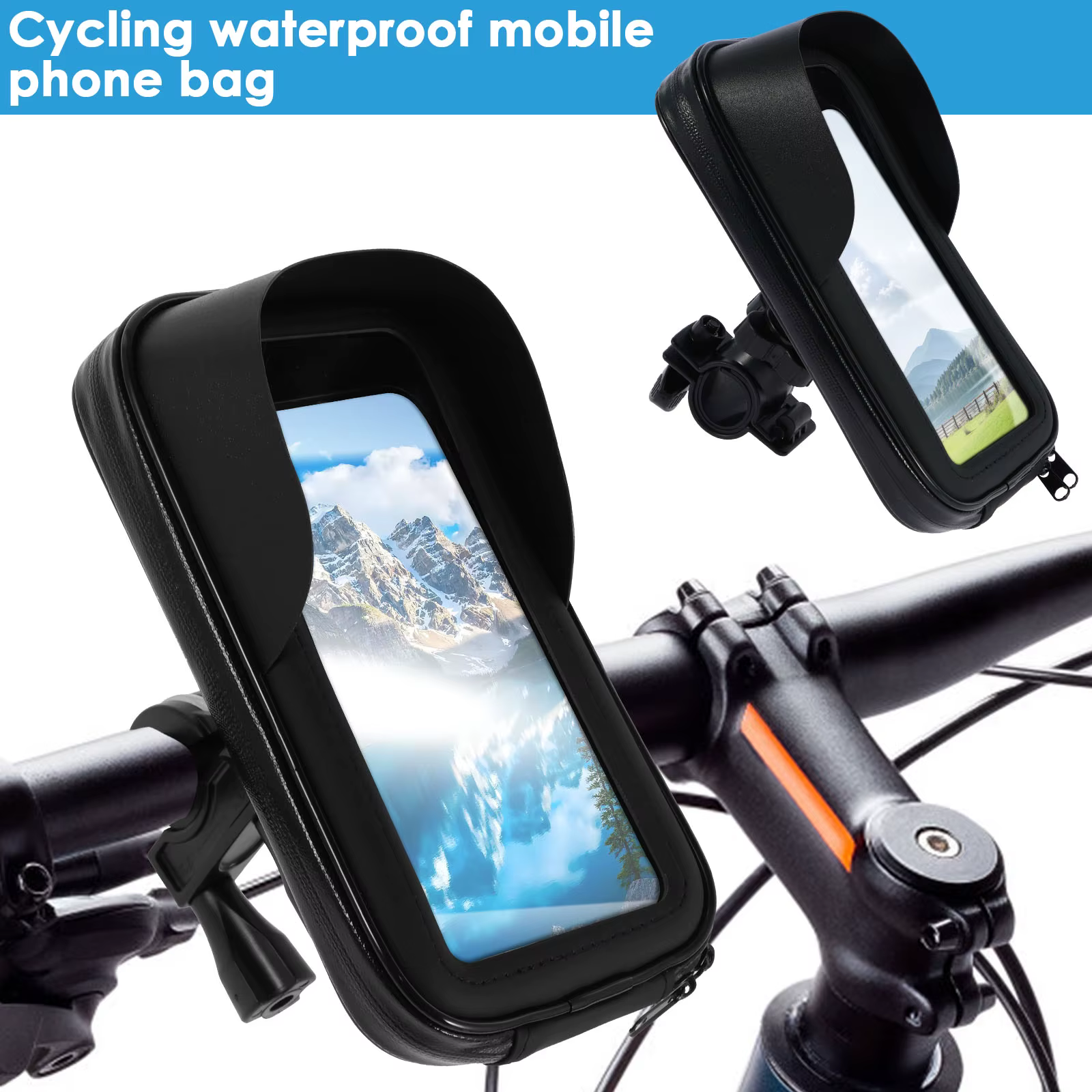 Sac de support de téléphone de vélo