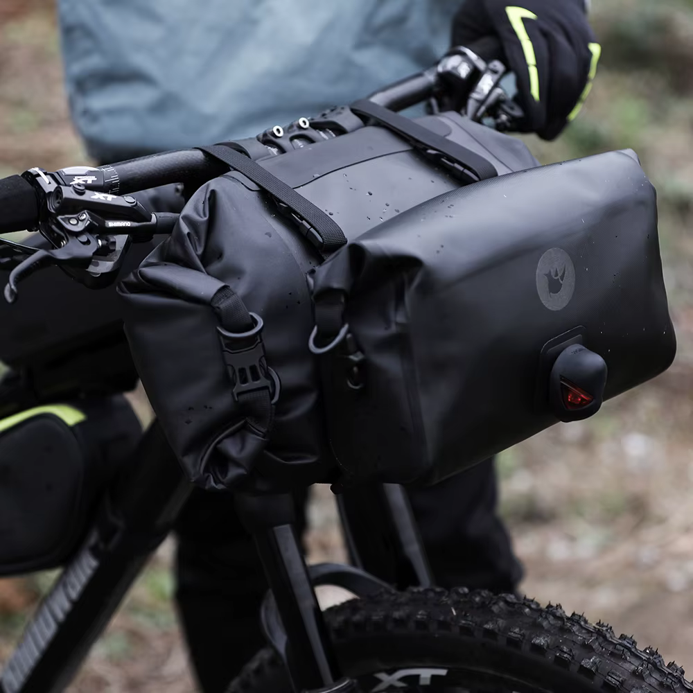 Rhinowalk Sac de Guidon de Vélo 4L-12L Étanche 2 Pièces Panier Avant Sac De Cyclisme VTT Vélo Cadre Sac Sacoche Vélo Accessoires