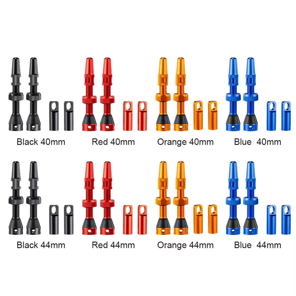 1 paire de valves de pneus Tubeless 40mm/44mm/60mm