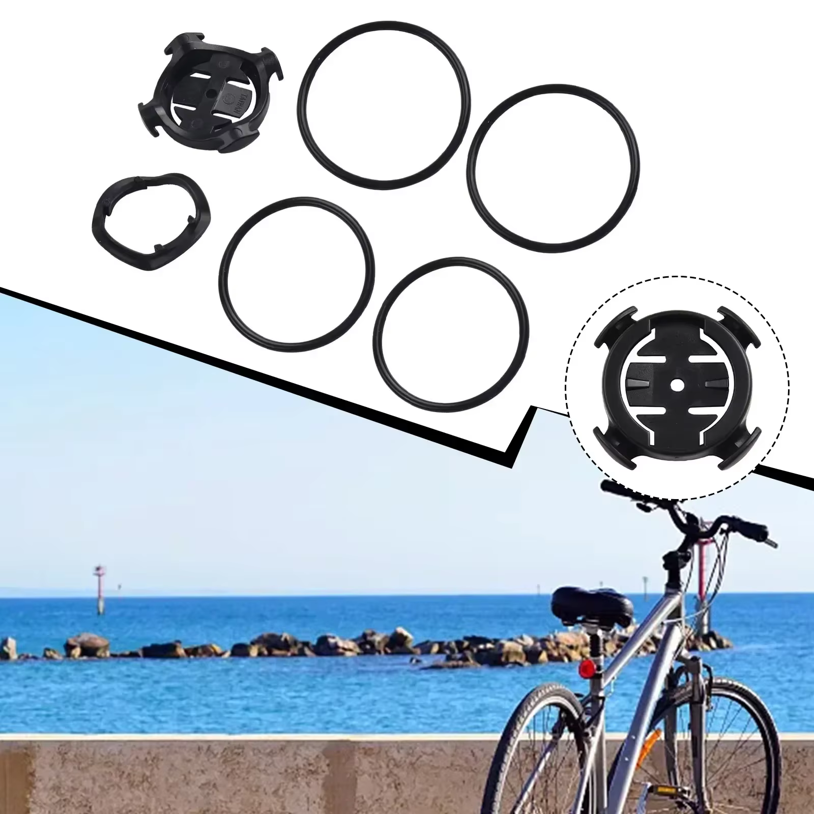 Support de compteur de vitesse de bord de vélo