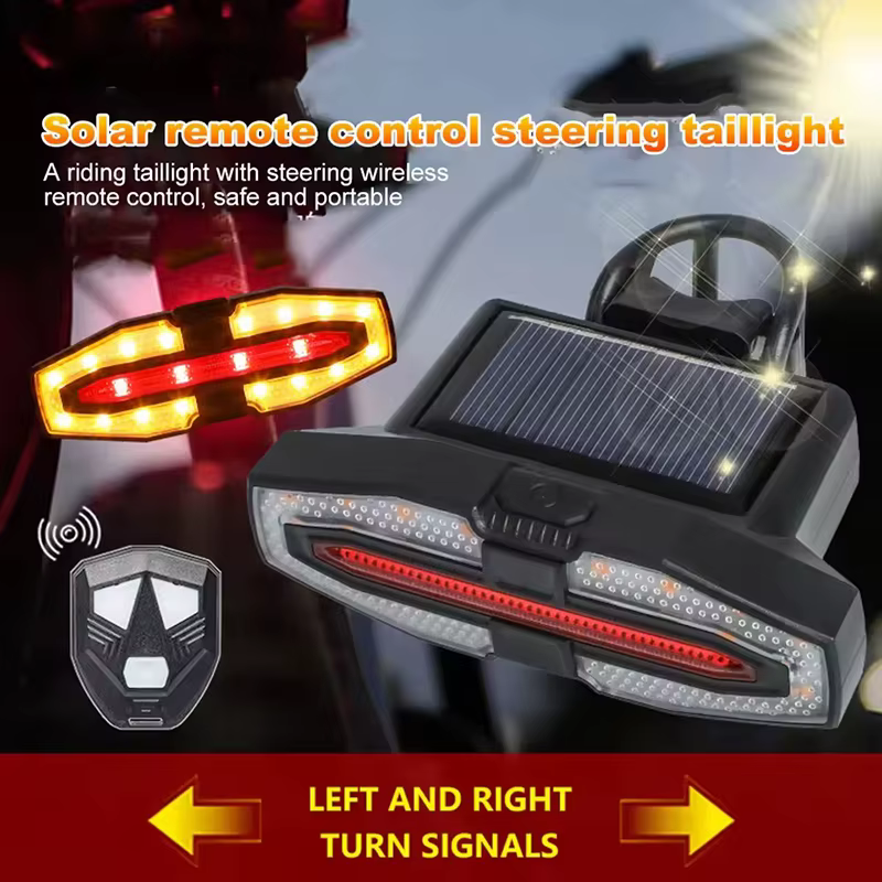 Clignotants feux arrière de vélo télécommande sans fil feu