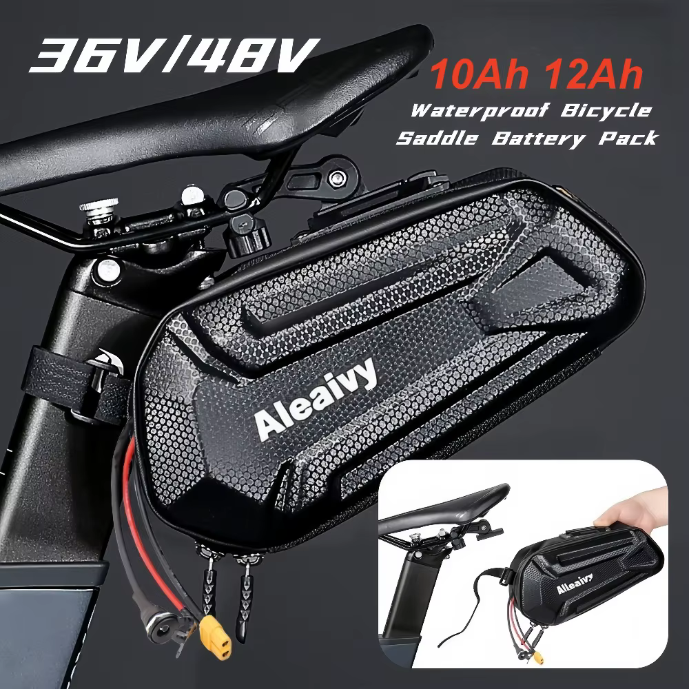 Batterie universelle pour vélo 60V 52V 48V 36V haute capacité 6Ah 8Ah 10Ah 12Ah 18Ah, pack Li-ion étanche avec chargeur et sac