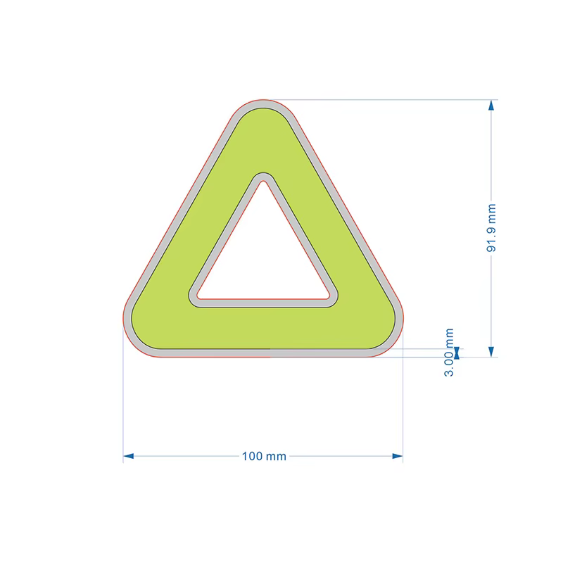 Panneau triangulaire réfléchissant pour vélo