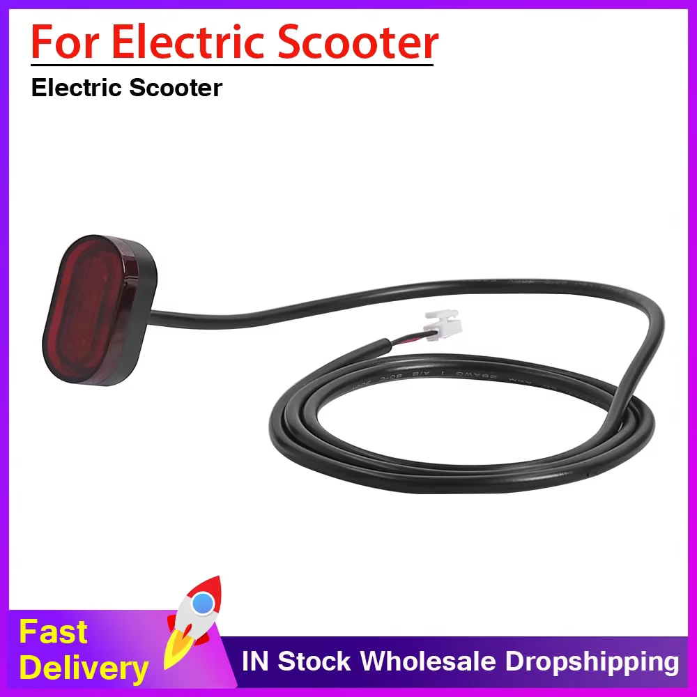 Enquêter arrière de garde-boue arrière pour scooter électrique, feu de freinage de signal étanche, accessoires de lampe de garde-boue arrière, iode de sécurité