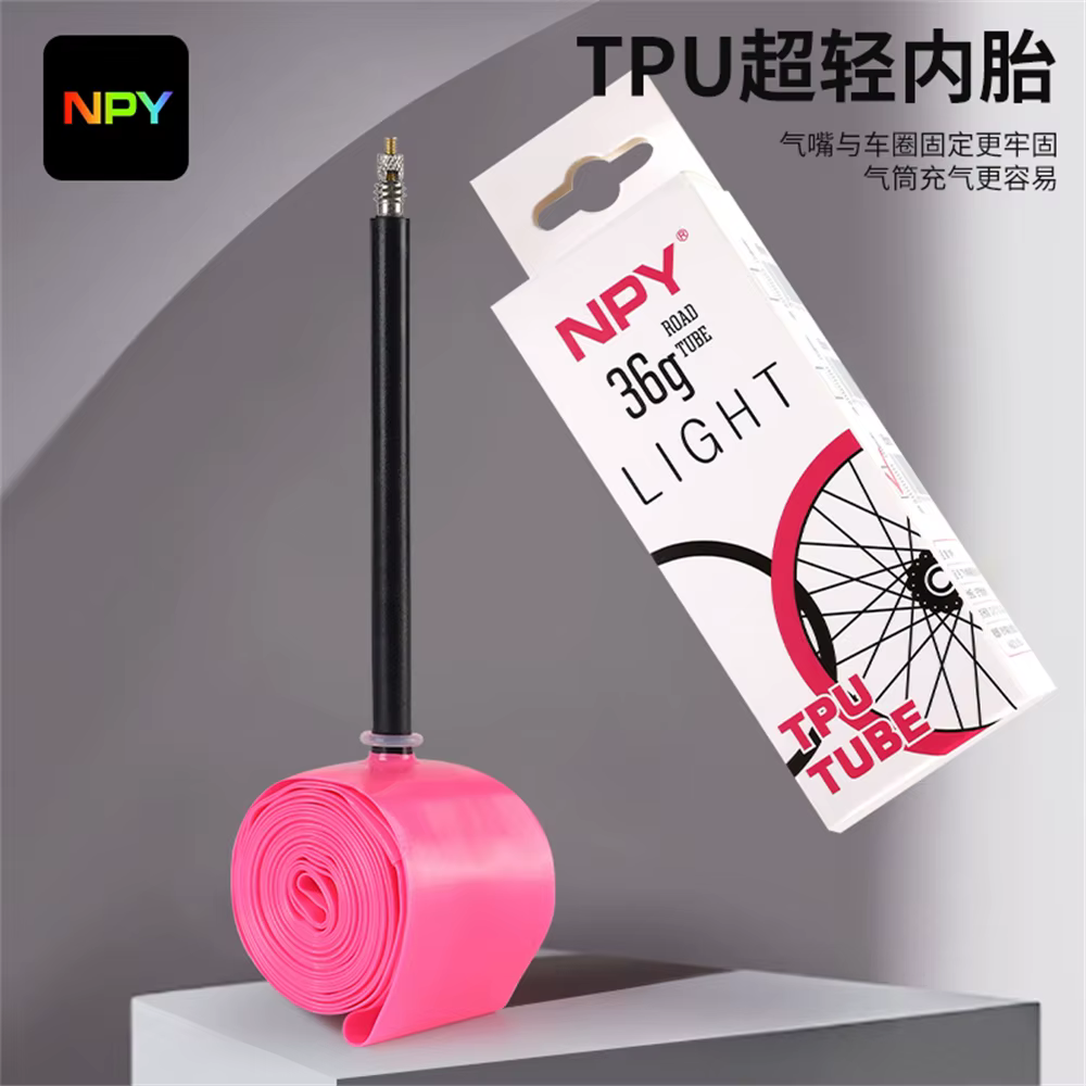 NPY TPU 1psc vtt vélo chambre à air lumière 26 27.5 29 pouces