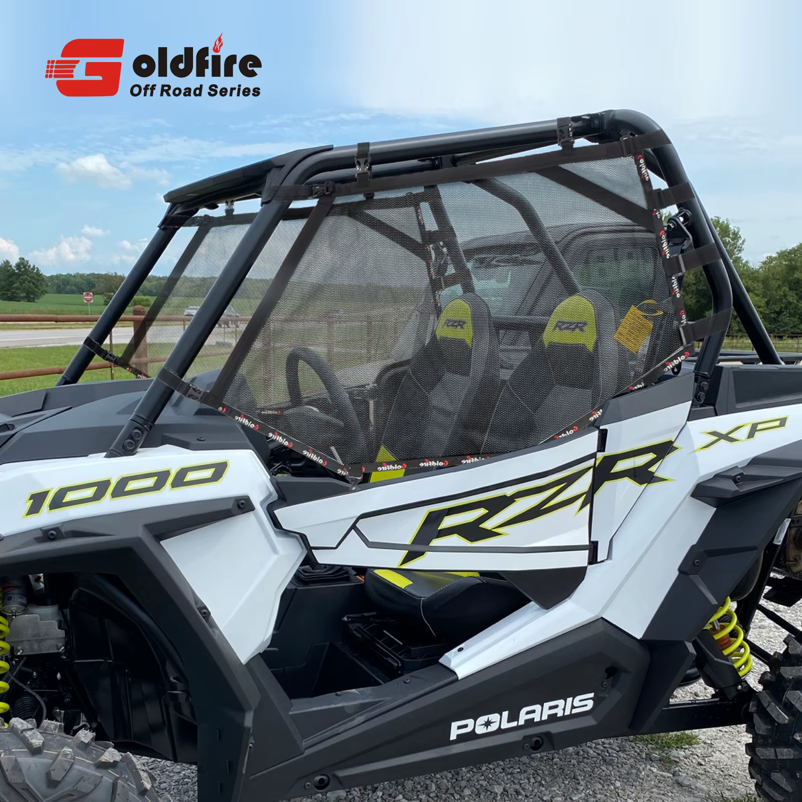 UTV-Filets d'ombre de fenêtre, bouclier de vitres droite et arrière, accessoire RZR adapté pour ycin is RZR 1000 XP Turbo POLARI RZR 500 570 800 900