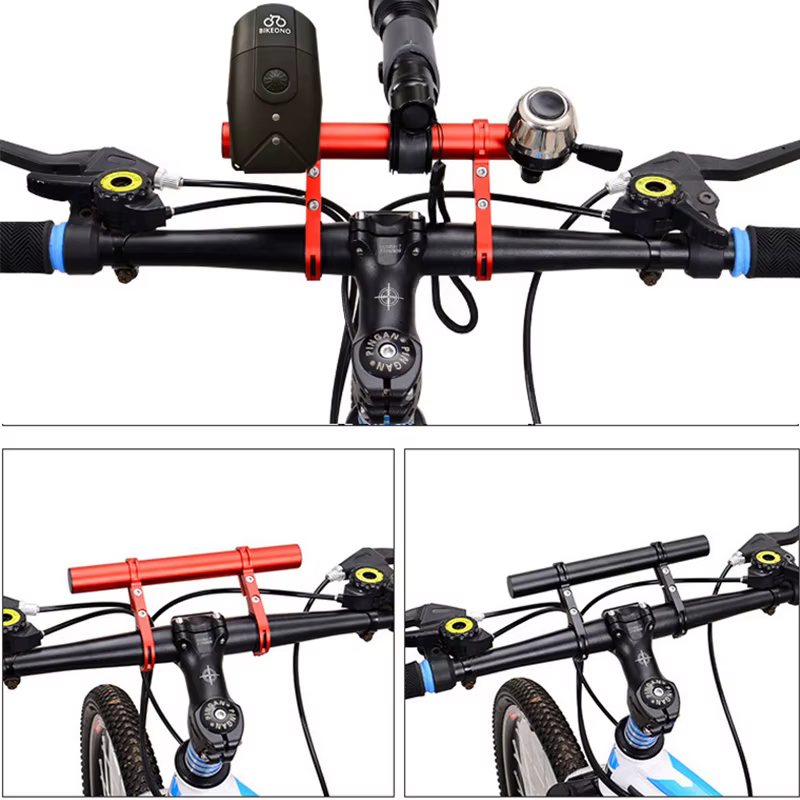 Support étendu de guidon de vélo 10/20/30cm