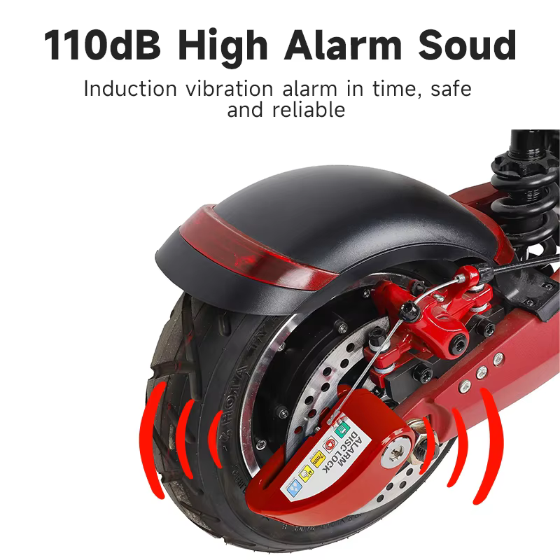 Scooter électrique moto alarme disque serrure métal étanche antivol freins