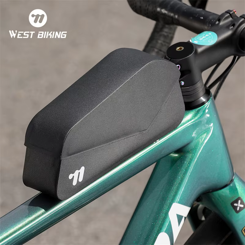 WEST BIKING – sac de Tube supérieur à couvercle magnétique pour vélo